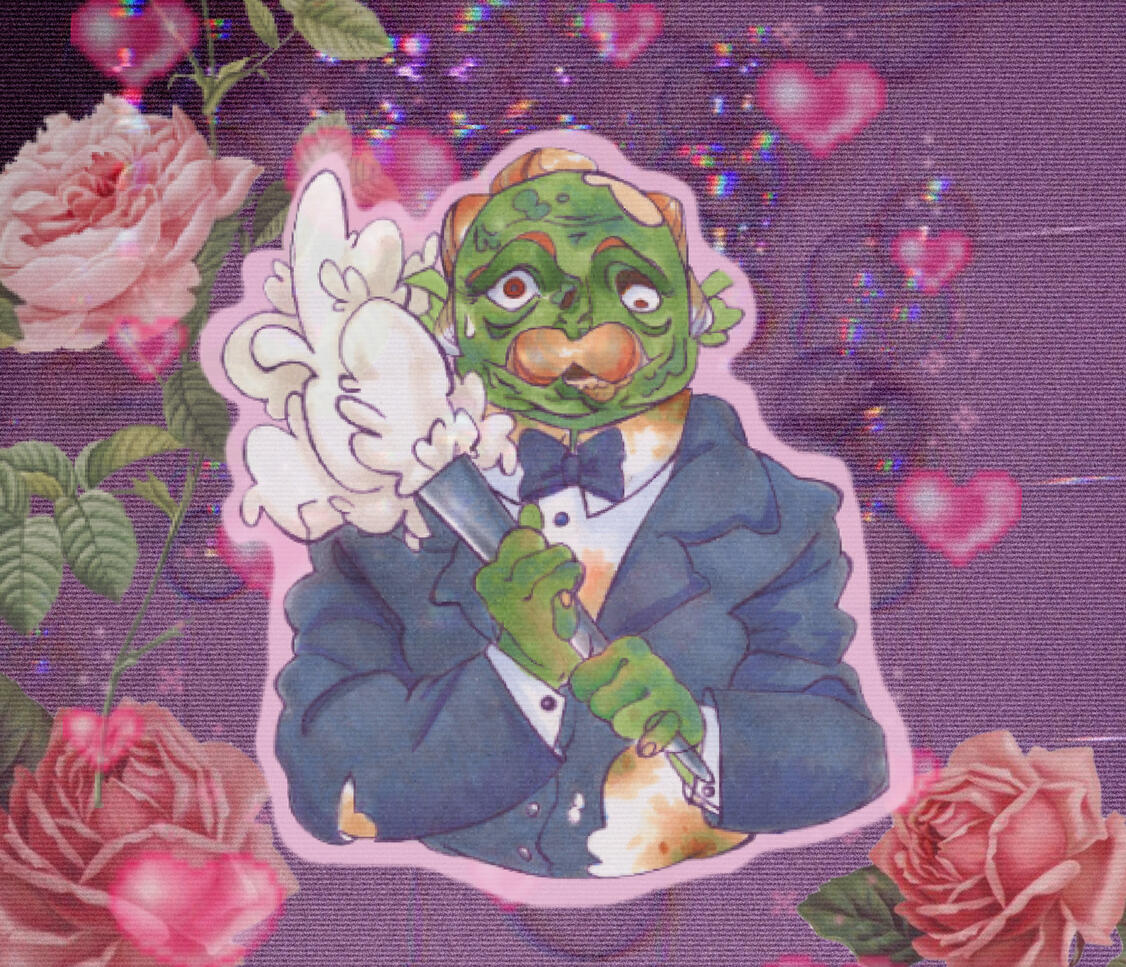 Melvin, The Zombie Butler! (Large + Mini)