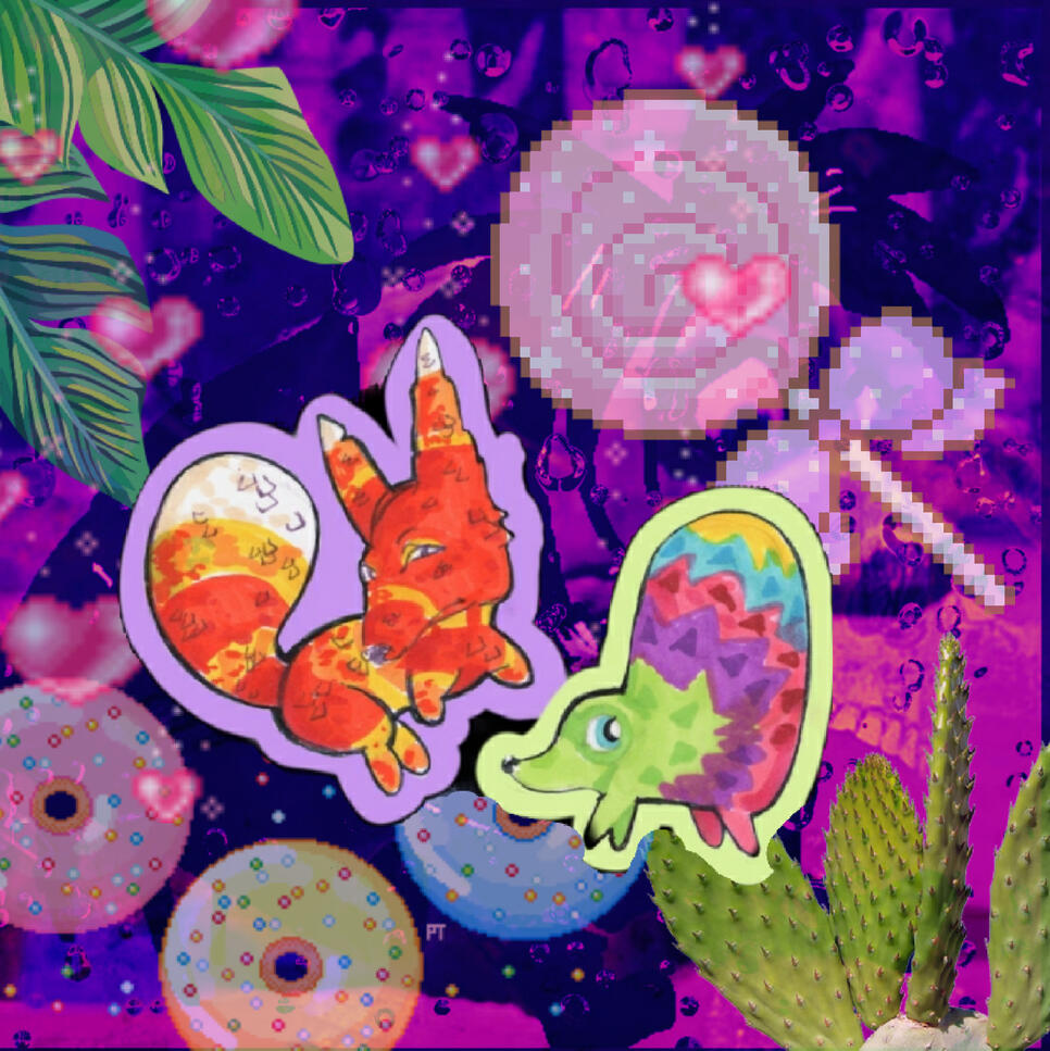 Pensive Pretztail &/or Fearful Fudgehog (mini)